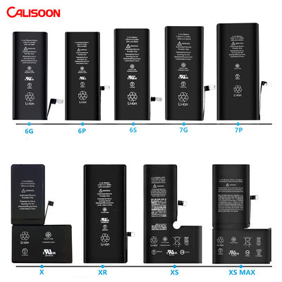 Bateria recarregável para celular 3.82V Para iPhone 6 6s 7 8 Plus X Xr Xs 11 12 Pro