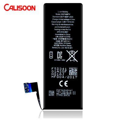 Slim Design Bateria de íons de lítio Para Iphone 6 Branco Saída 5V 6.2x2.9x0.2cm